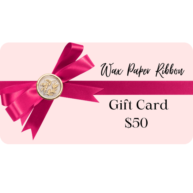 Wax Paper Ribbon E-Gift Card