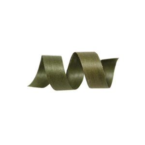 Fern Green Ribbon %100 Cotton - Wax - Paper - RibbonRibbon