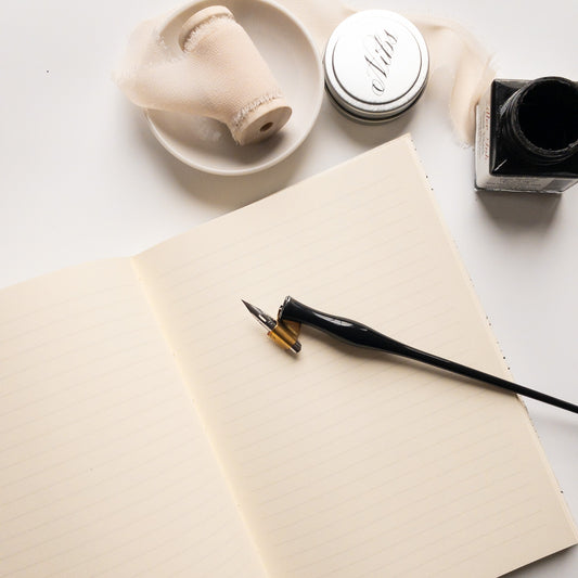 Hardcover Notebook - Calligraphy Design