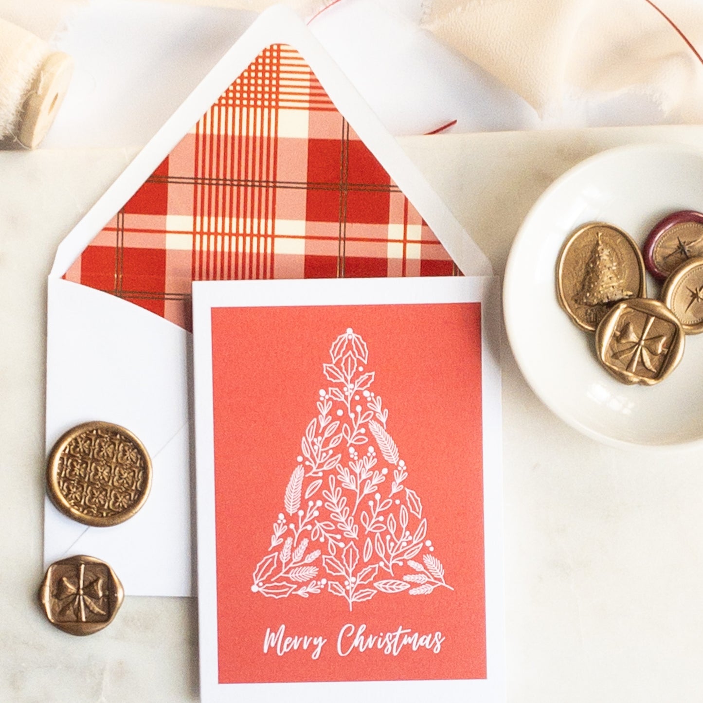 Merry Christmas Tree Gift Tags- Set of 8