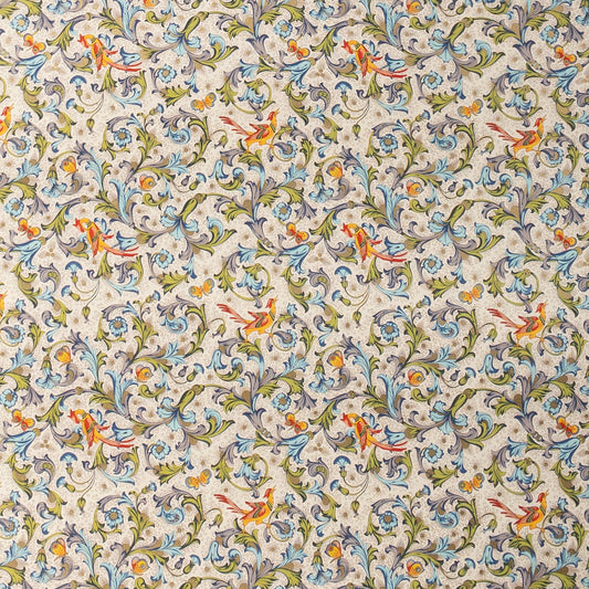 Decorative Italian Paper - Birds and Butterflies, 85gsm - Wax - Paper - RibbonWrapping Paper