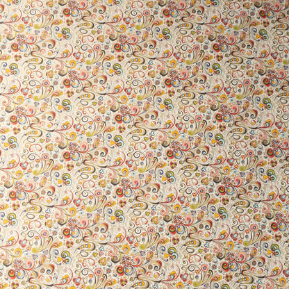 Decorative Italian paper - Florentine Nuevo Florals, Flat sheet 20in X 28in, 85gsm - Wax - Paper - RibbonWrapping Paper