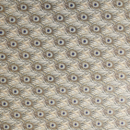Decorative Italian Paper - Peacock Feathers Gold Foil Accents - Wax - Paper - RibbonWrapping Paper