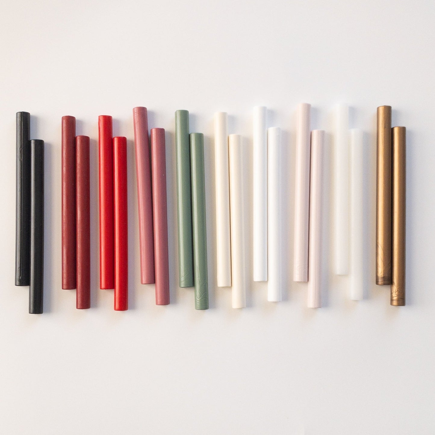 Sealing Wax Sticks for Glue Gun — Set of 5, Single Color - Wax - Paper - RibbonWax Seal