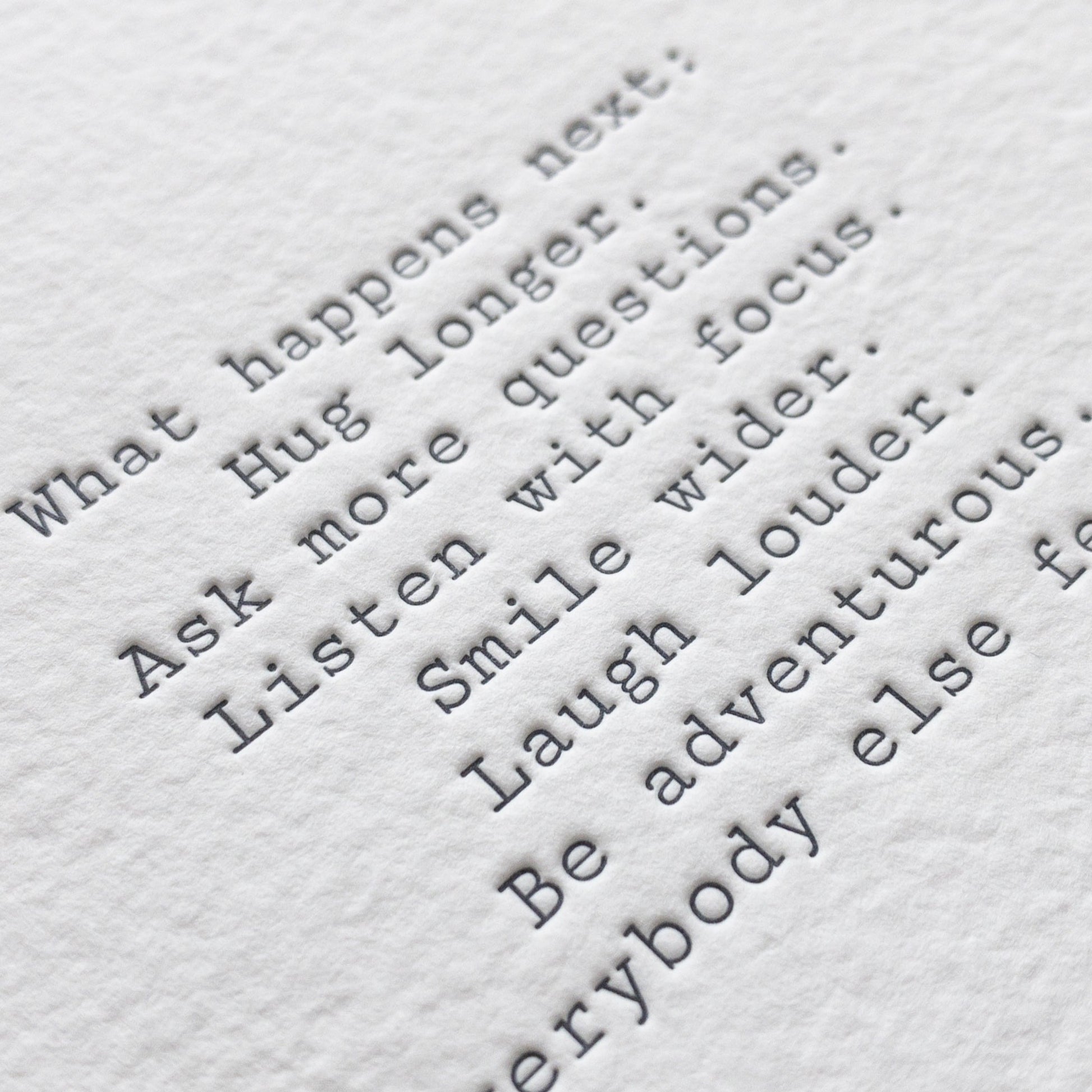 What Happens Next - Keepsake - Wax - Paper - Ribbon